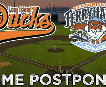 FRIDAY’S (8/7) GAME AT STATEN ISLAND POSTPONED