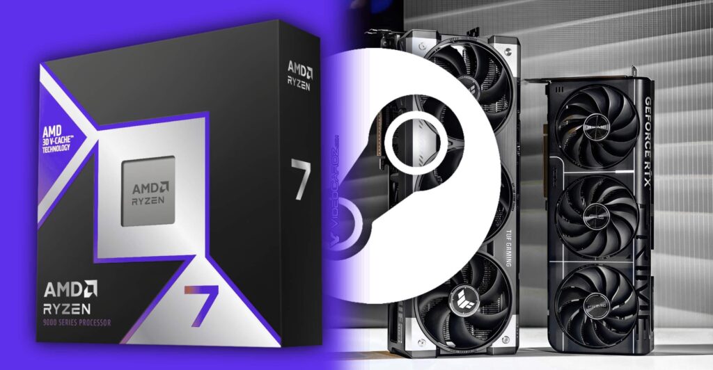 8-core CPUs and 16GB VRAM become the most common Steam configurations