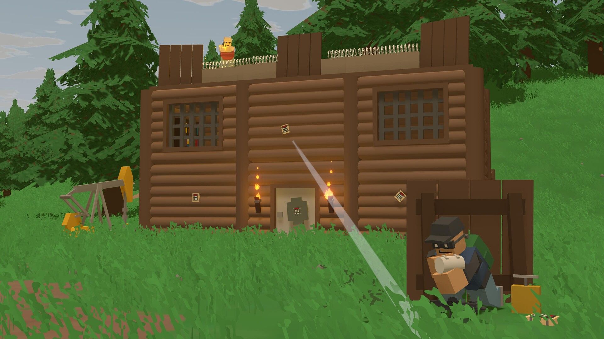 Blocky zombie survival sim Unturned releases its source code so players can build a ‘lasting legacy’ for the game ‘regardless of the changes we make’ A survivor hides behind a crate as he prepares to demolish a log cabin in Unturned.