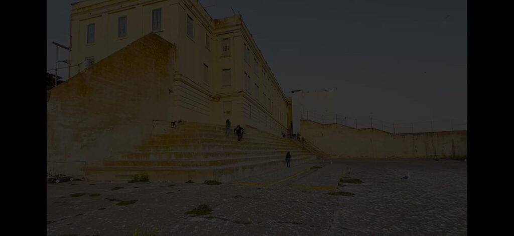 Recreating Blood of the dead intro inside Alcatraz