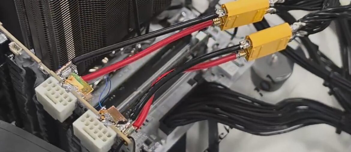 Overclockers prevent RTX 5090 16-pin connector melting by soldering power cables directly to PCB
