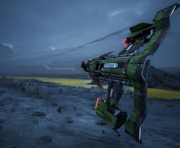 A speeder in Star Wars: Galactic Racer