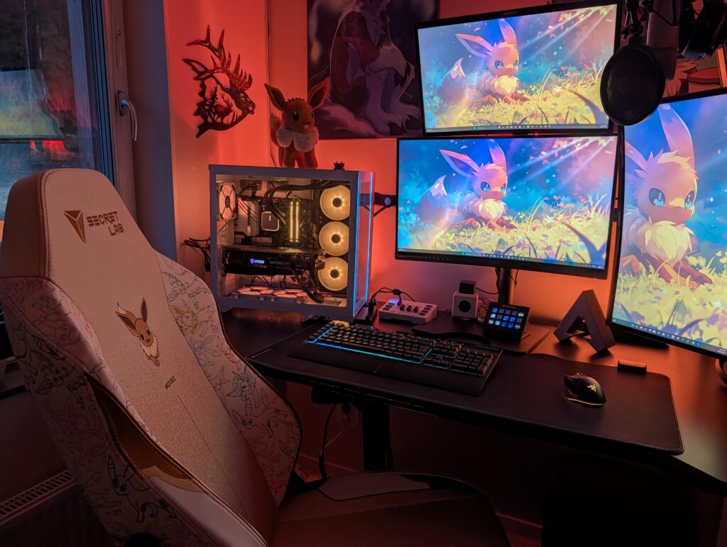 My cozy setup!