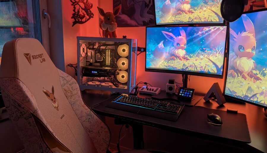 My cozy setup!