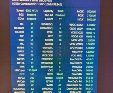 Ram overclock unsuccessful