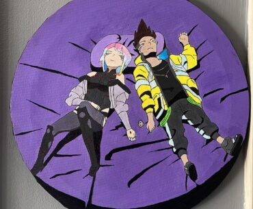 found a creative use for my circle canvas