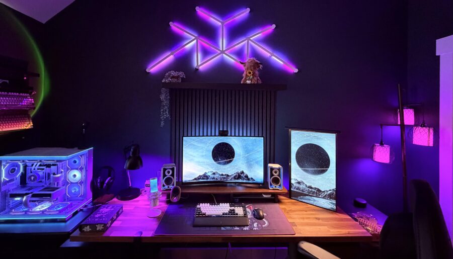 My wife’s new set up