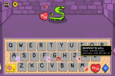 Tomb Of The Bloodletter Is A Tough But Goofy Typing Game