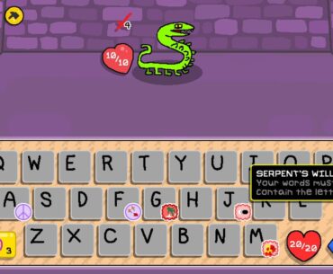 Tomb Of The Bloodletter Is A Tough But Goofy Typing Game