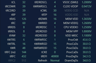 Question about Hynix A-die RAM timings and voltages