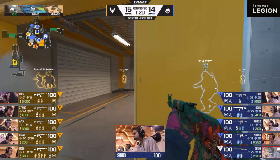 magixx kills donk with nade on crucial round of OT