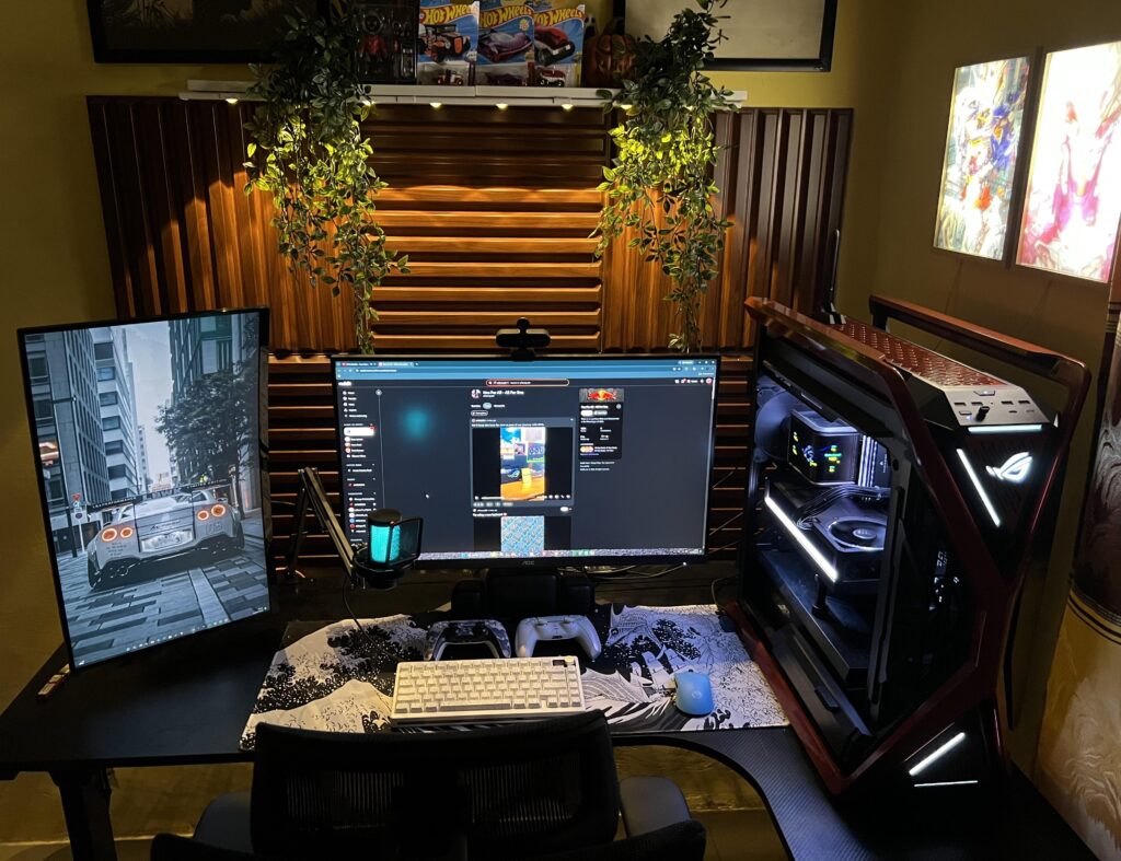 Just a simple gaming setup.