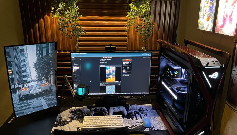 Just a simple gaming setup.