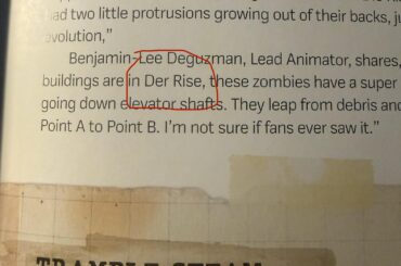 Typo In Zombies Art Book SMH!!!