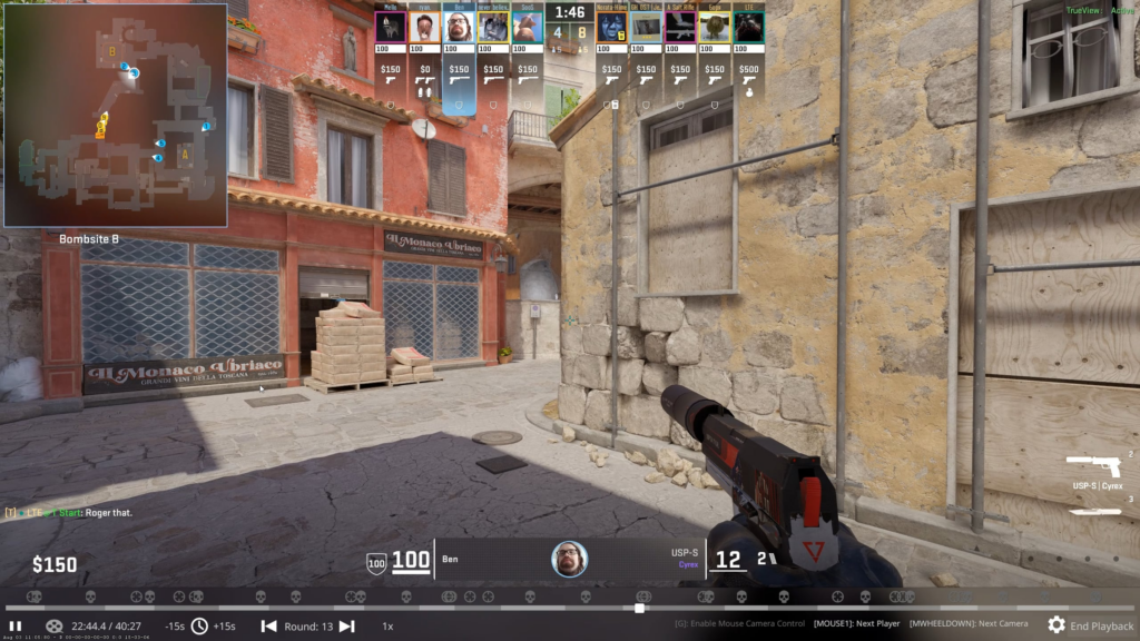There it is, the luckiest ace I'll ever hit