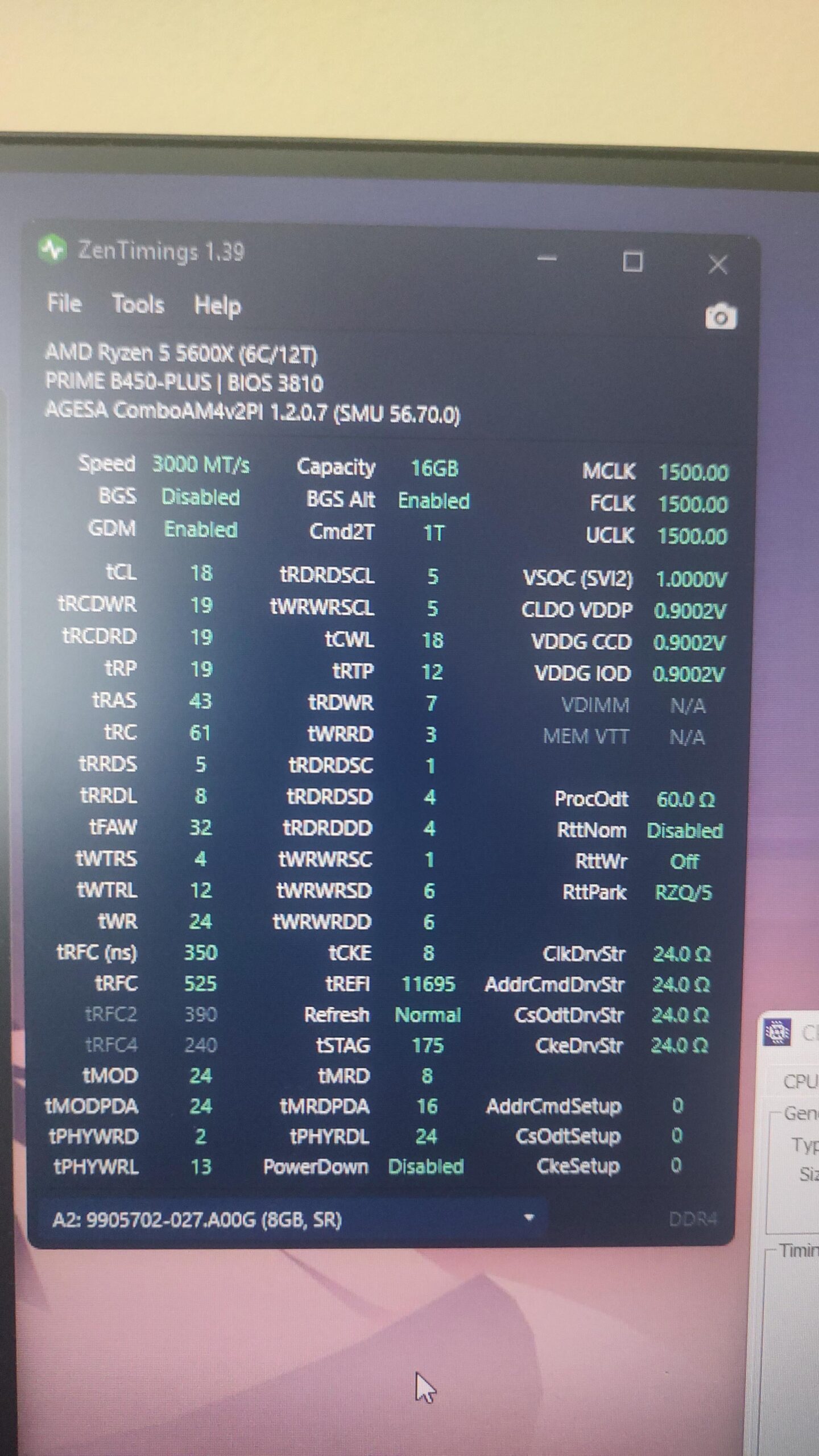 Ram overclocking, not sure about timings Ram overclocking, not sure about timings