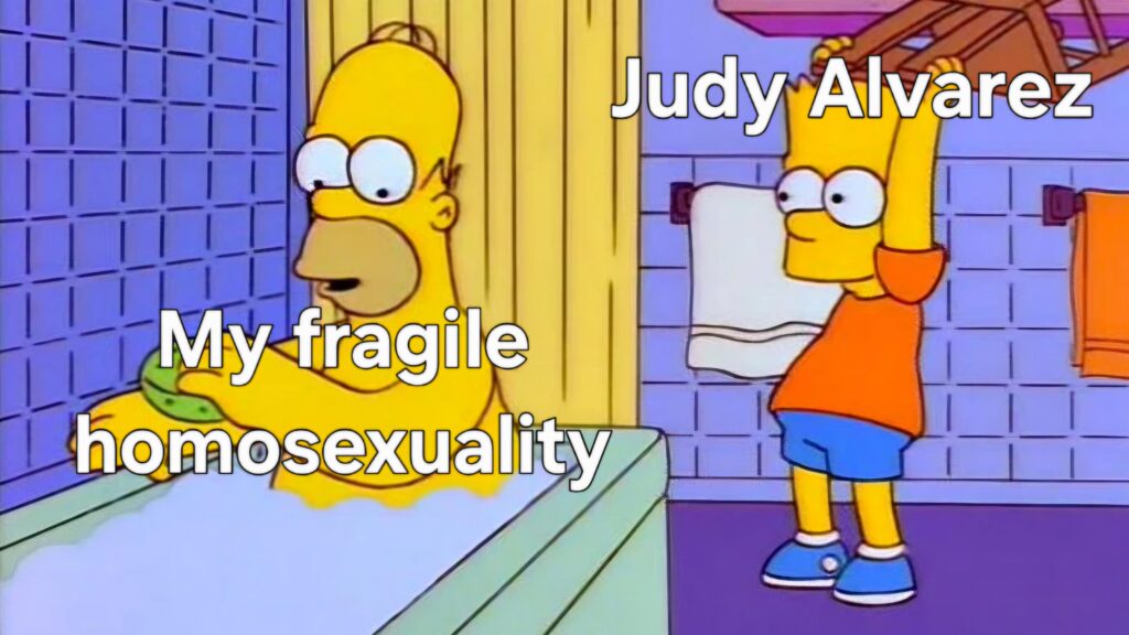 And now we're both straight.