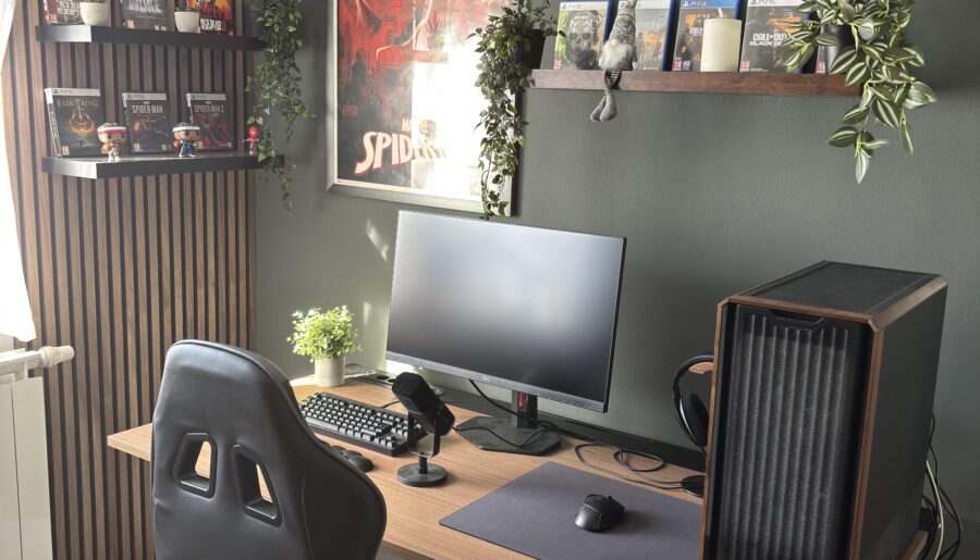 What are your thoughts on this setup? I will be adding a wall-mounted monitor arm, and perhaps some speakers as well?