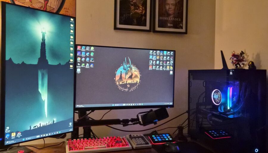 Maybe not the most aesthetic, but it’s my battle station
