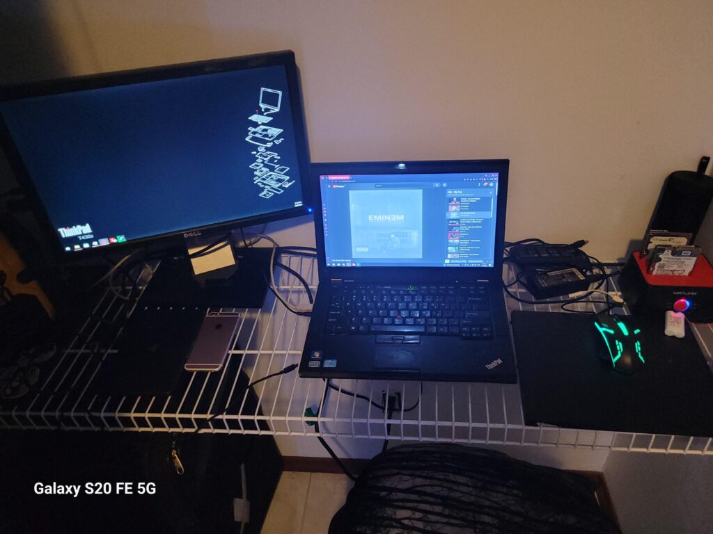 My setup ...closet just moved...