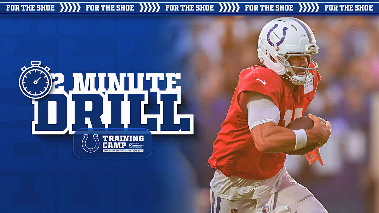 2-Minute Drill: Daniel Jones’ progress, night practice takeaways and closing games Indianapolis Colts logo