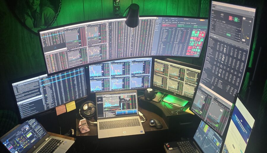 Finally Finished My Trading Battlestation