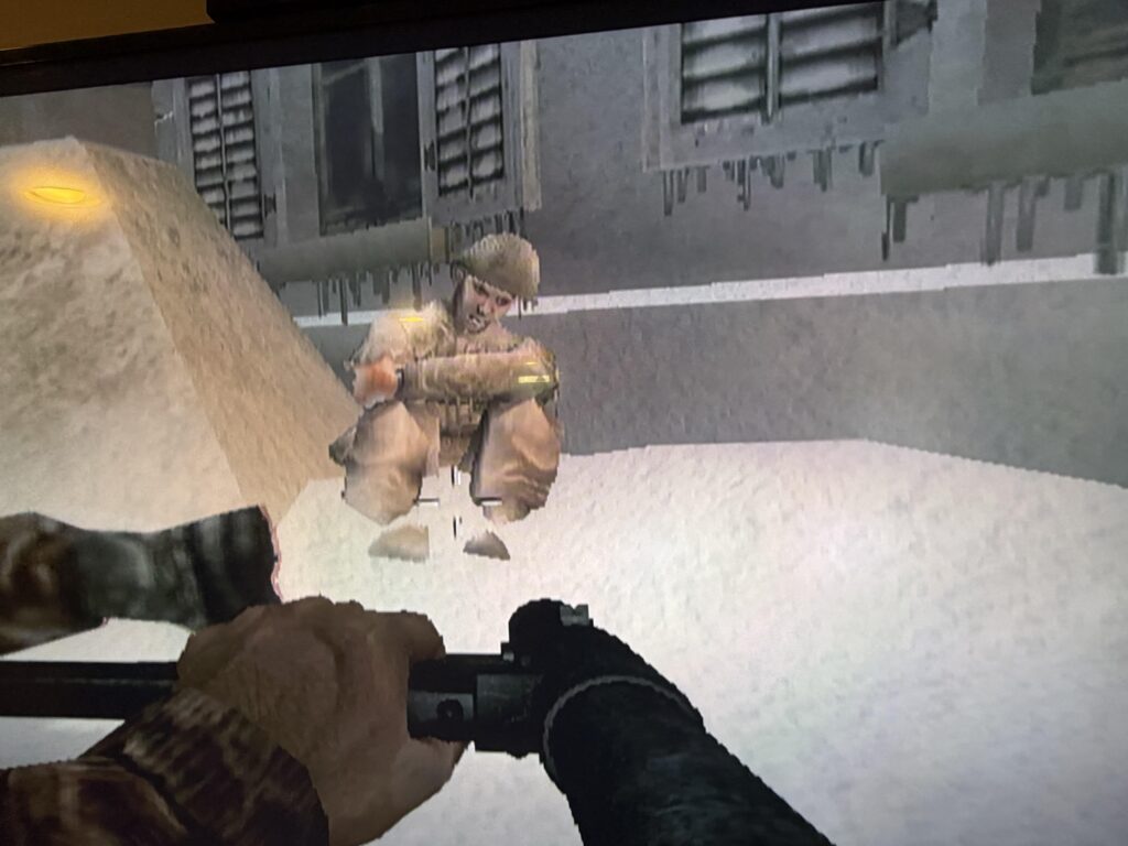 [WAW] What is up with this frozen dude in the level battle of bure in WAW final fronts