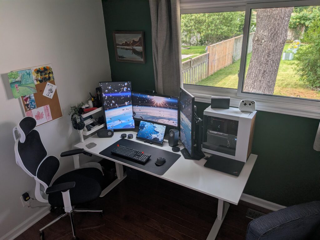 My new work and play setup