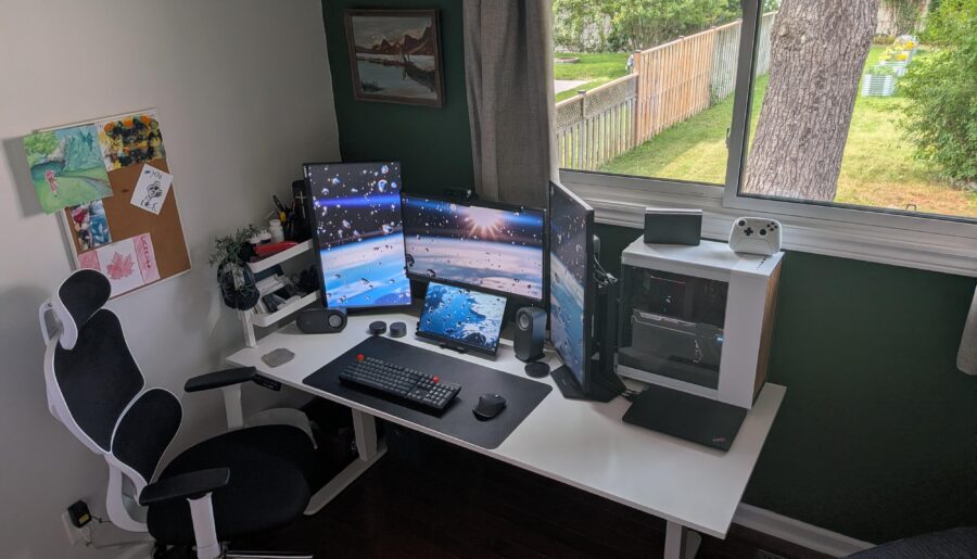 My new work and play setup