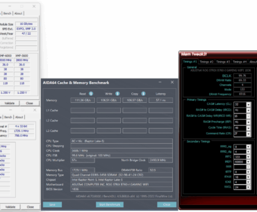 DDR5 Hynix M-die from 6000CL36 to 6933CL32