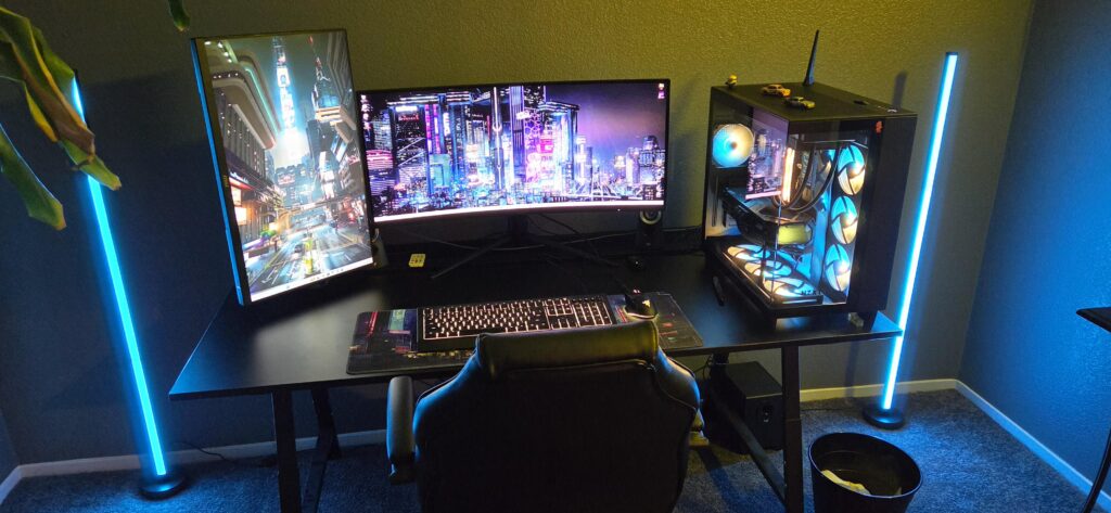 Cyberpunk themed