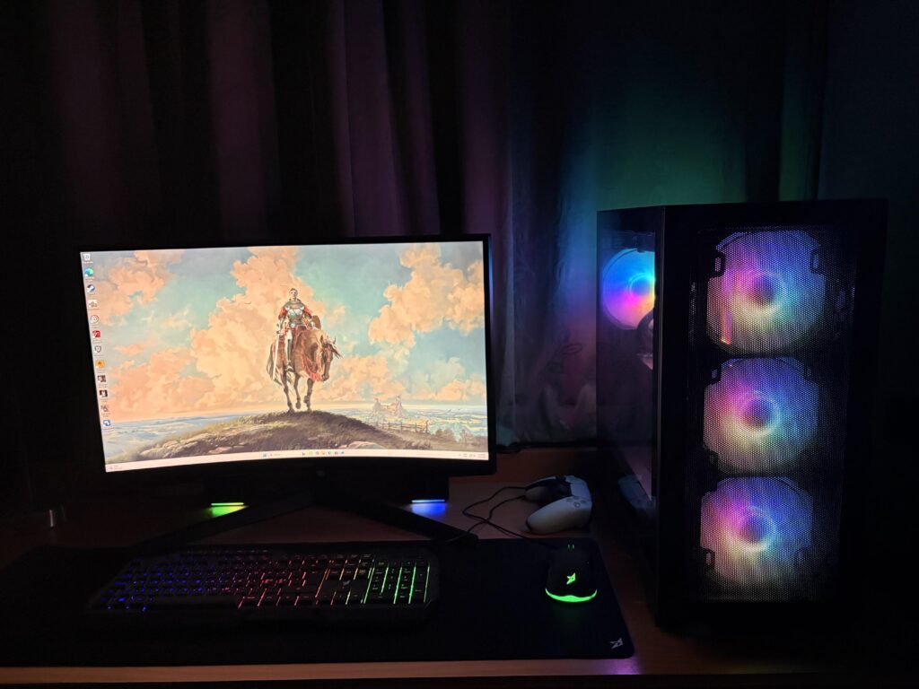 Just got a new gaming setup