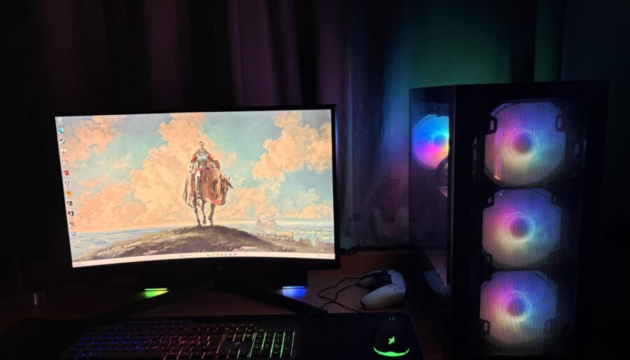Just got a new gaming setup
