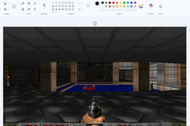 Can MS Paint Run Doom? (Yes)