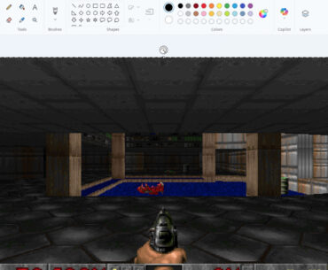 Can MS Paint Run Doom? (Yes)