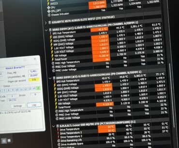 Why my ram temperature glitching like that ?