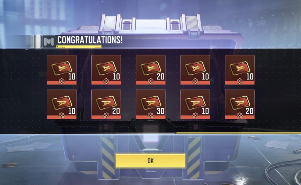 Free CP 10 x mythic card draw