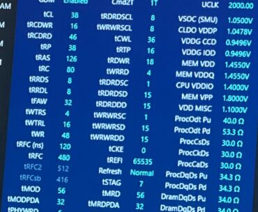 Help with 8000mt 2200fclk