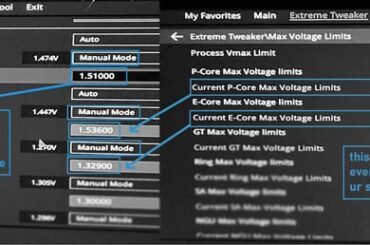 intel arrow lake power-gate ( bypass ) mode under ambient temp ( works with asus Z-motherboards - bios 3202 )