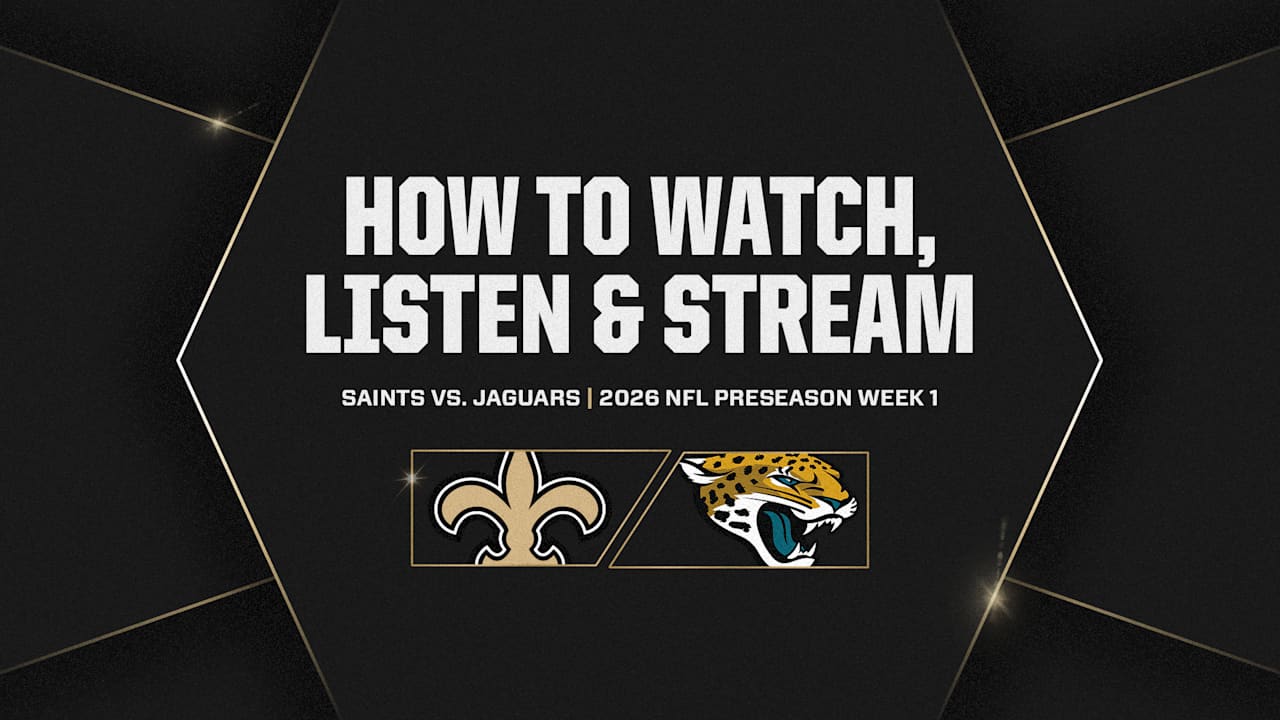 Jaguars vs. Saints: How to Watch, Live Stream Game, Listen New Orleans Saints logo