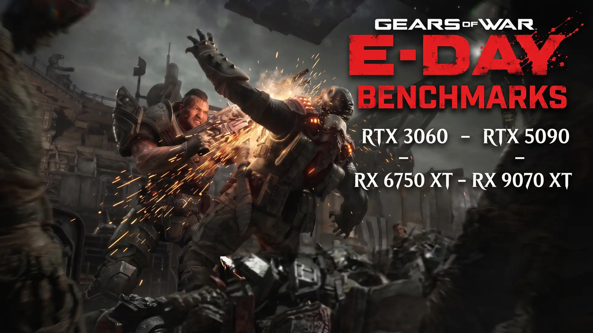 Gears of War E-Day Multiplayer Beta: Benchmarks of Graphics Cards and Processors Gears of War E-Day Multiplayer Beta: Benchmarks of Graphics Cards and Processors