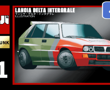 Restomodded Lancia Delta Intergrale inspired by a certain car from a certain game. Art by me.