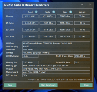 7800X3D ram timings for CS2
