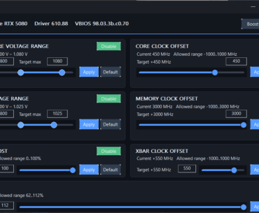 overclocking 5080