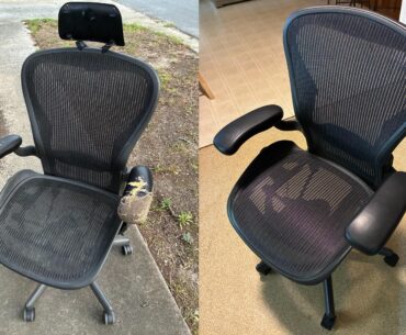 Neighbor threw away their Aeron, I restored it