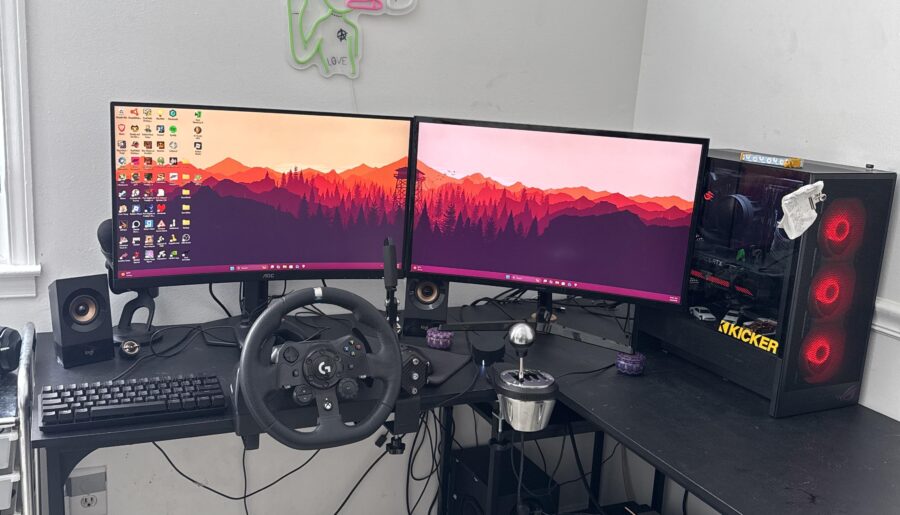 My budget sim setup