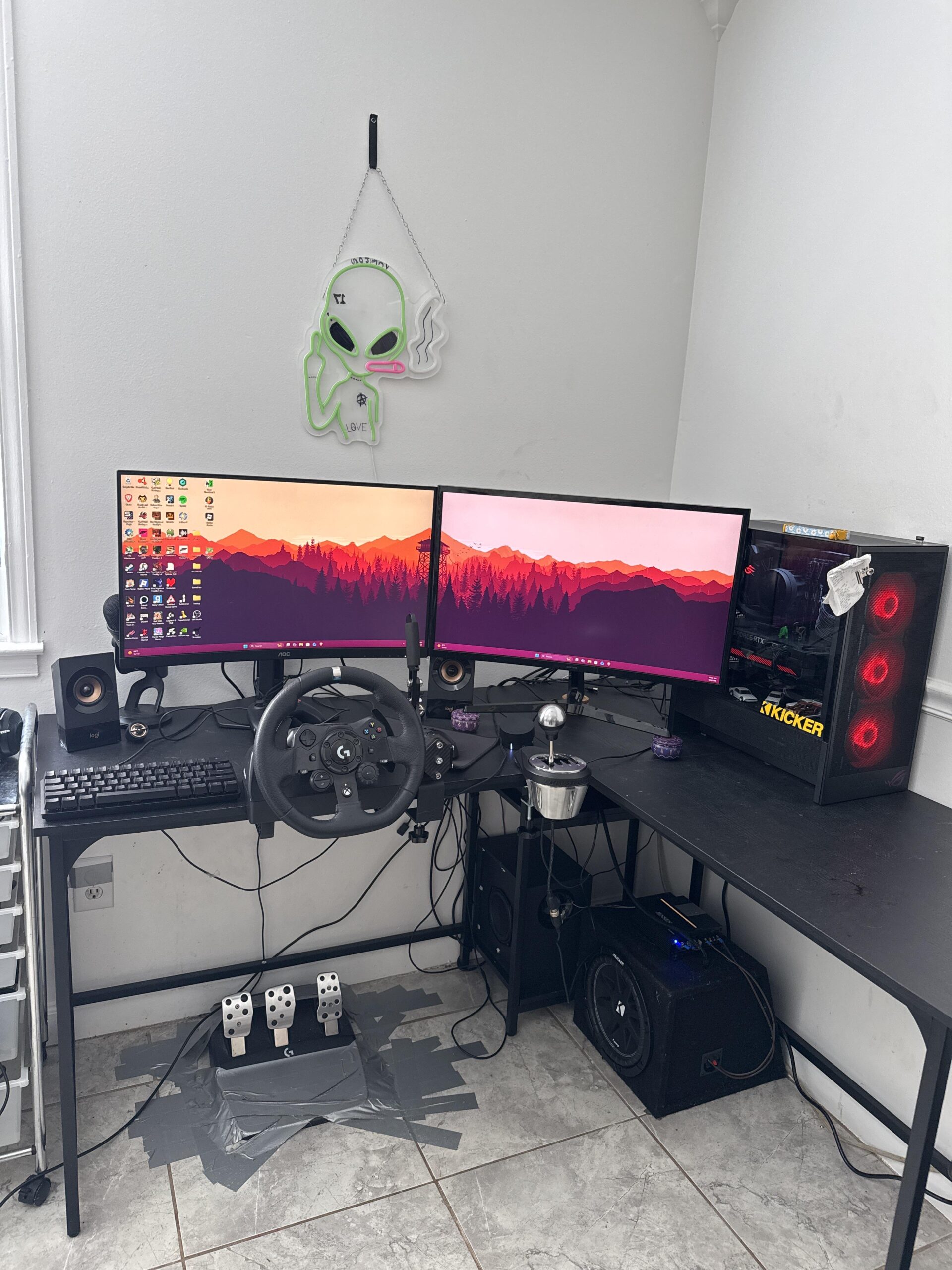 My budget sim setup My budget sim setup