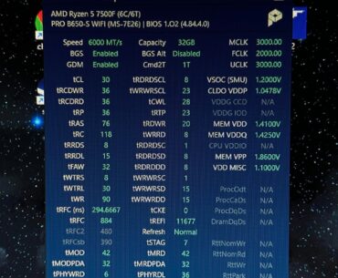 Need some advice with DDR5-6000 RAM tuning