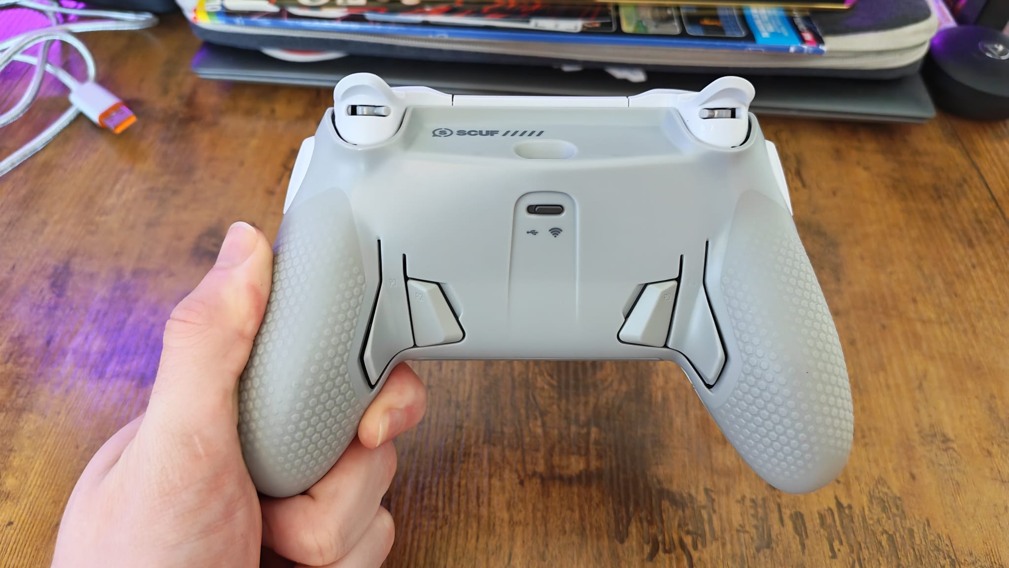 The back of the Scuf Envision Pro