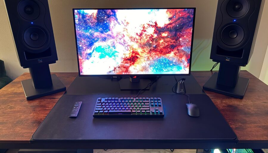New Computer, 4K 32″ OLED, and 2.1 Speaker Setup